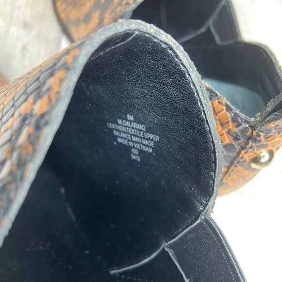 MArc Fisher Dalaran Snakeskin Embossed Booties - Picture 10 of 16